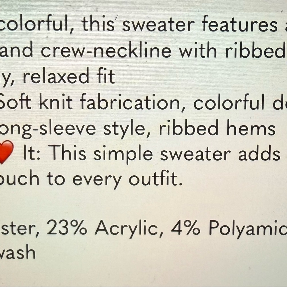 Free People Cotton Candy Crew Neck Sweater - Picture 8 of 8